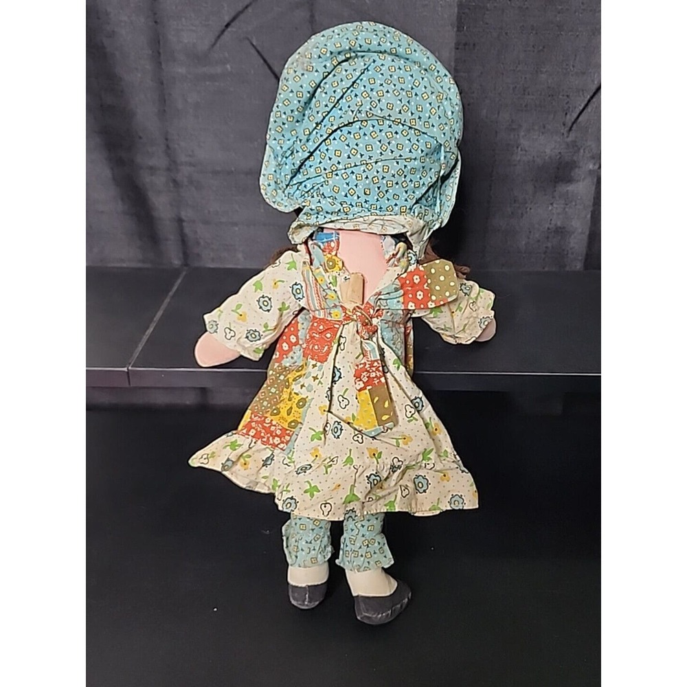 Vintage 1970s Original Holly Hobbie Miniature Rag Doll 15" Knickerbocker Heather - Picture 5 of 8